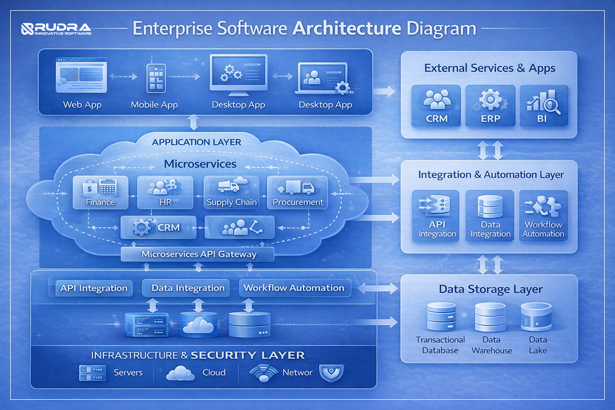 enterprise software architecture diagram